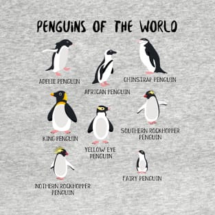 Cute Penguin of the World - Funny Animals Penguin Lover Gift T-Shirt